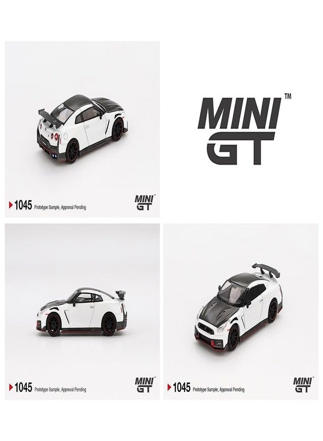 MINI GT Nissan GT-R Nismo 2024 - Brilliant White Pearl Diecast Model #1045 - Limited Edition Collectible 1:64 - Image 2